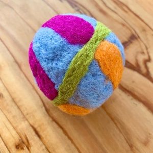 Pure wool baby toy